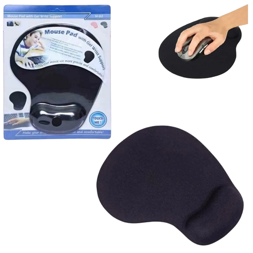 MOUSE PAD CON APOYAMUÑECA DE GEL H-02