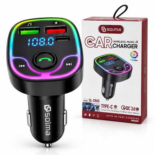 CARGADOR USB-C PARA AUTO SOLMA SL-CR65