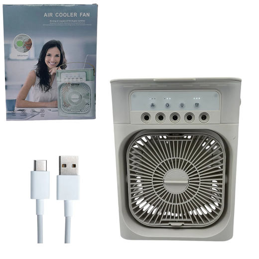 VENTILADOR PORTÁTIL MINI COOLING FAN CON HIELO
