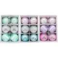 SET BOLAS NAVIDEÑAS X6 PASTEL COL SURT