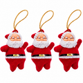 SET X3 PAPA NOEL EN BOLSITA 5CM CH25-6389-8