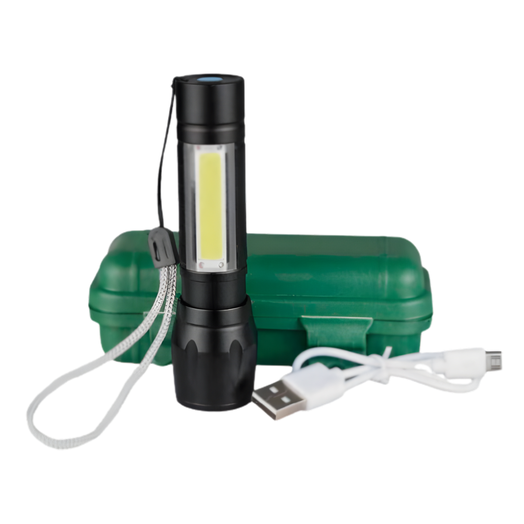 Linterna Chica Tactica c/ reflector lateral usb ILU 511