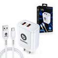 Cargador 5.8A Carga Rapida USB a Micro USB BULLTEC V8 205