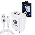 Cargador 5.8A Carga Rapida USB a Tipo C BULLTEC 205