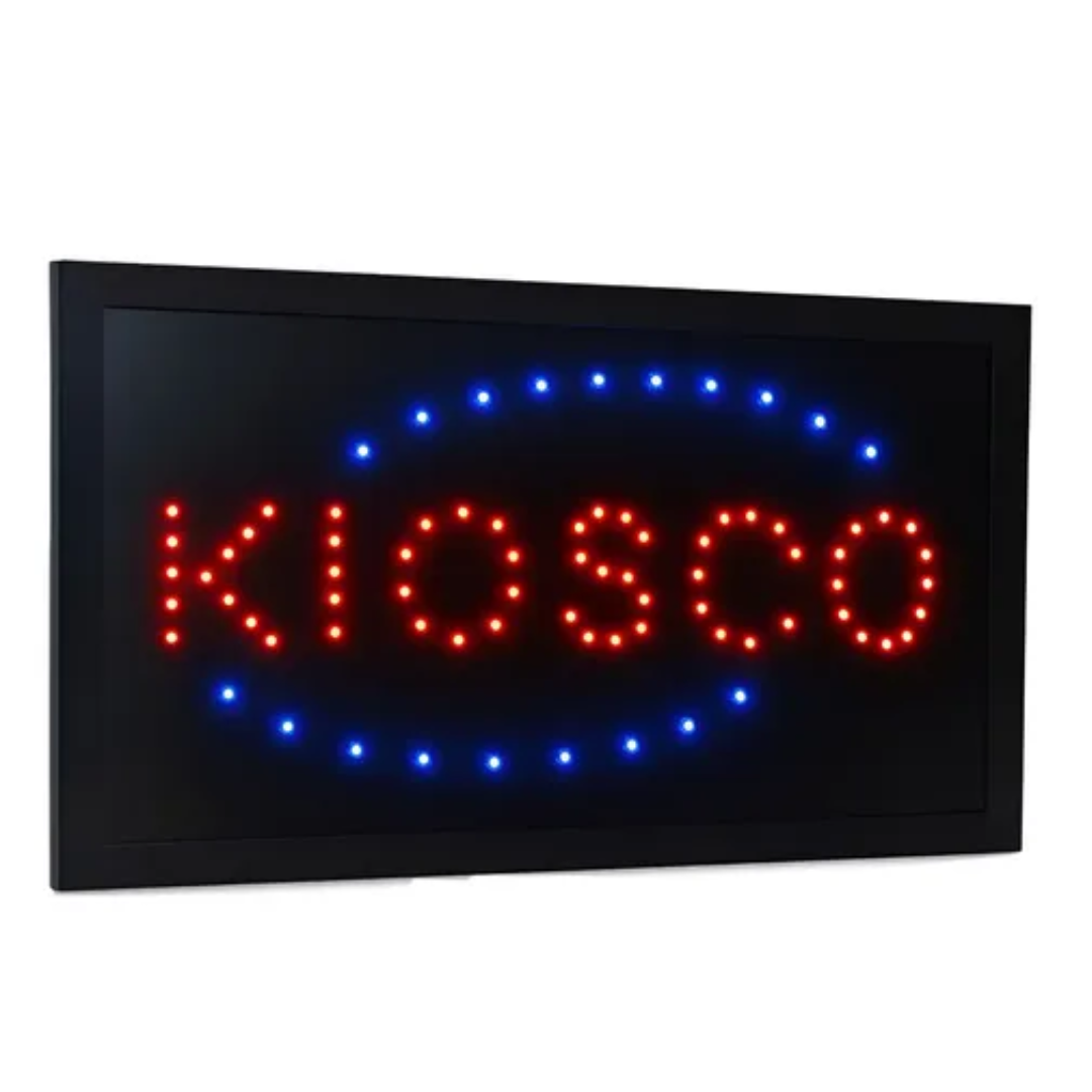 CARTEL LED KIOSKO SINGS