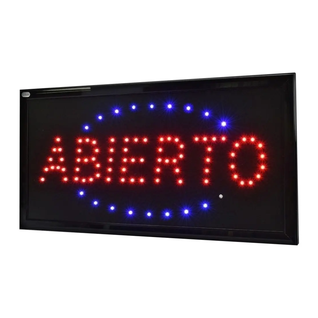 CARTEL LED ABIERTO