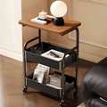MESA MULTIUSO CON RUEDAS Y ESTANTES