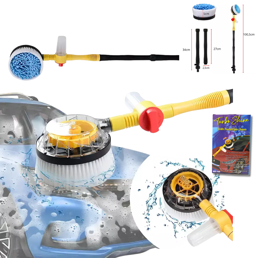 CEPILLO LIMPIADOR DE AUTO EN CEPILLO GIRATORIO TURBO SHINE