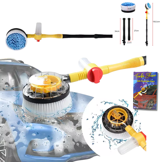 CEPILLO LIMPIADOR DE AUTO EN CEPILLO GIRATORIO TURBO SHINE