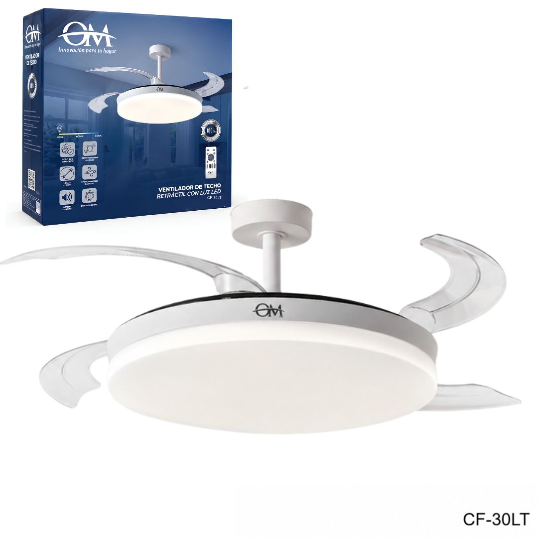 VENTILADOR DE TECHO CON CONTROL REMOTO CF