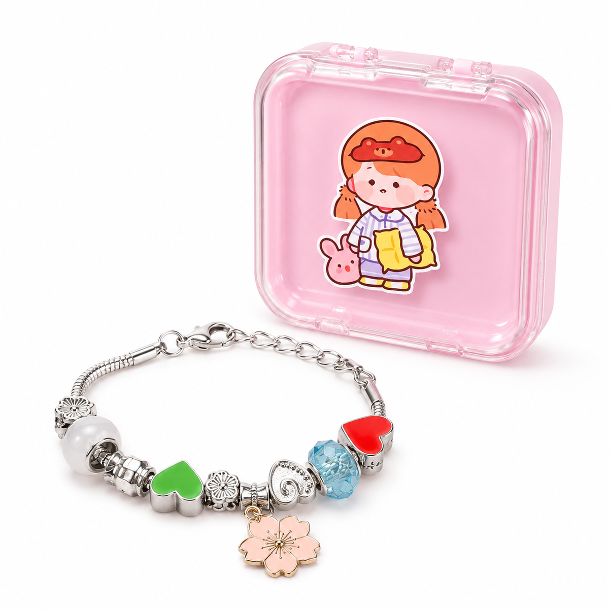 PULSERA ESTILO PANDORA CUTE GIRL