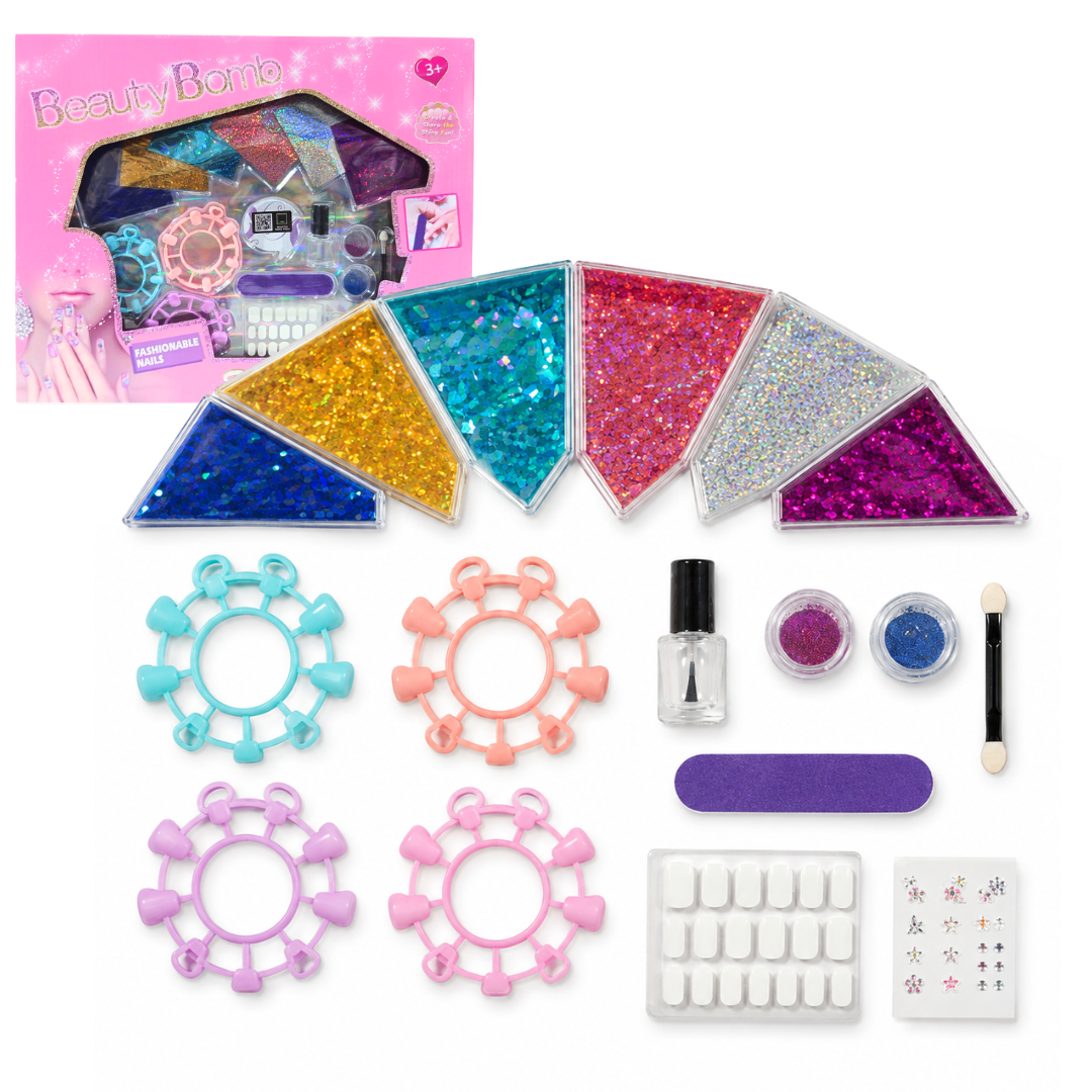 SET DE UÑAS BEAUTY BOMB
