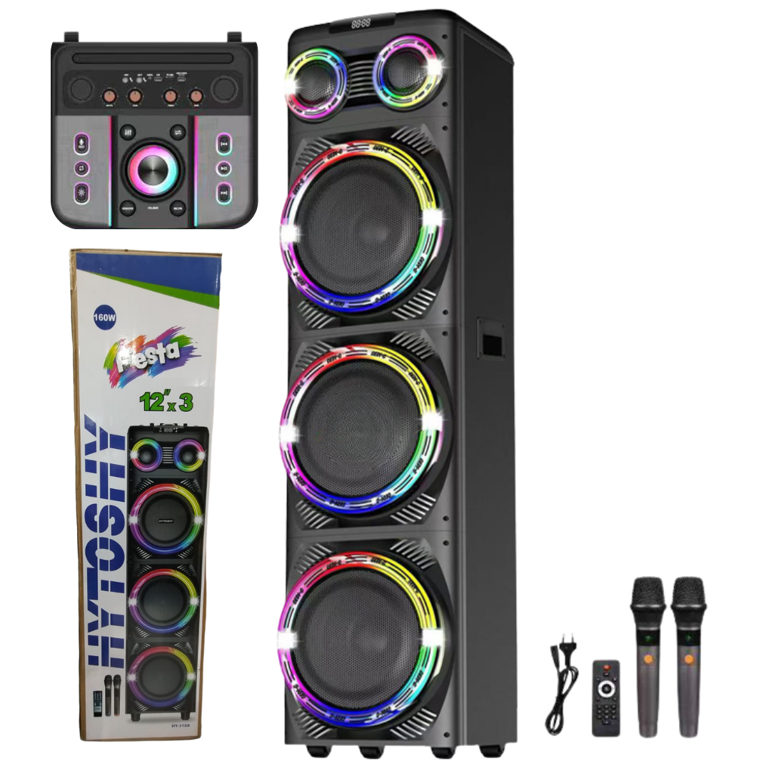 PARLANTE TORRE RGB BLUETOOTH ×
