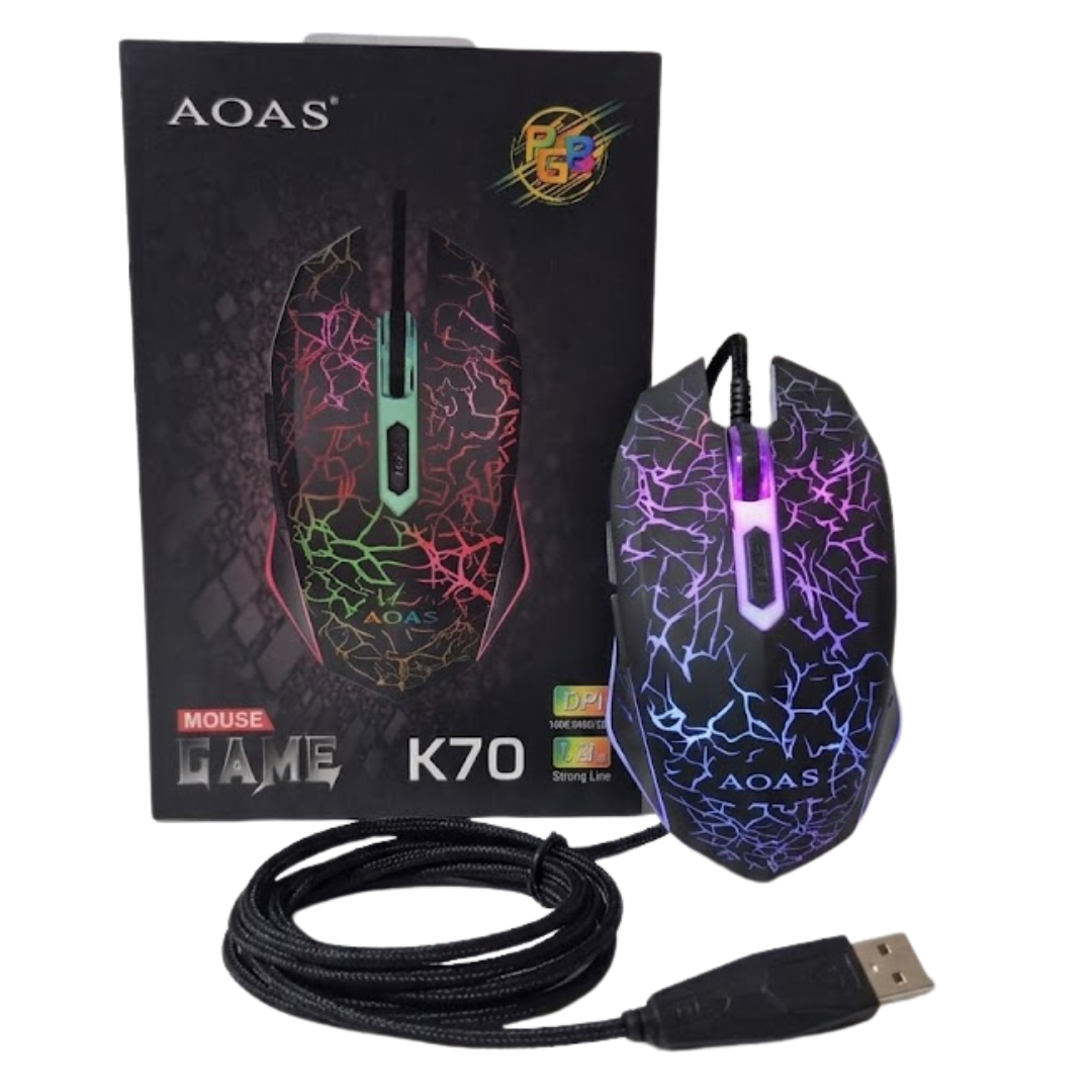 MOUSE CON LUCES RGB