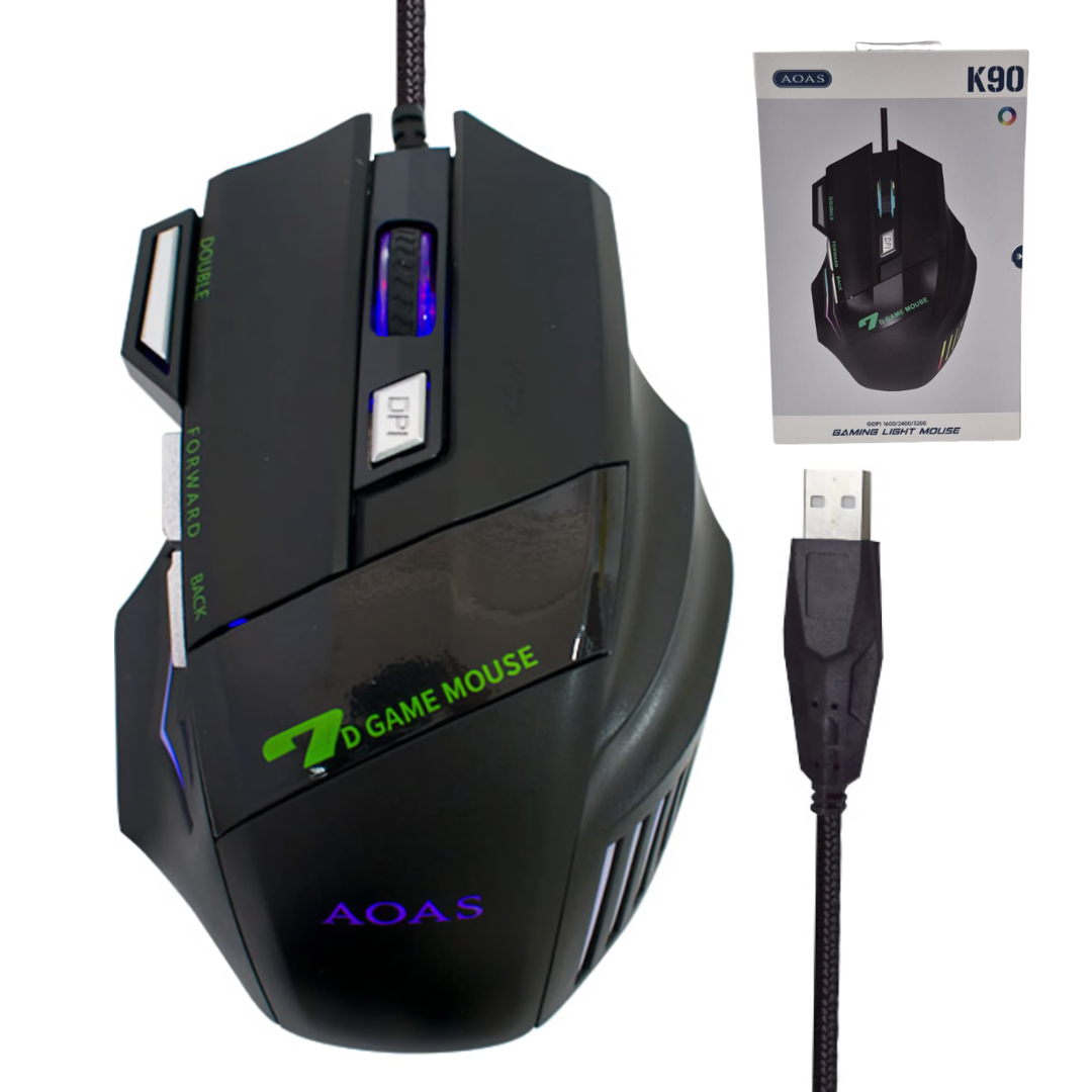 MOUSE GAMER RG CON BOTONES