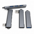 Hub USB 2.0 Mixor de 4 puertos