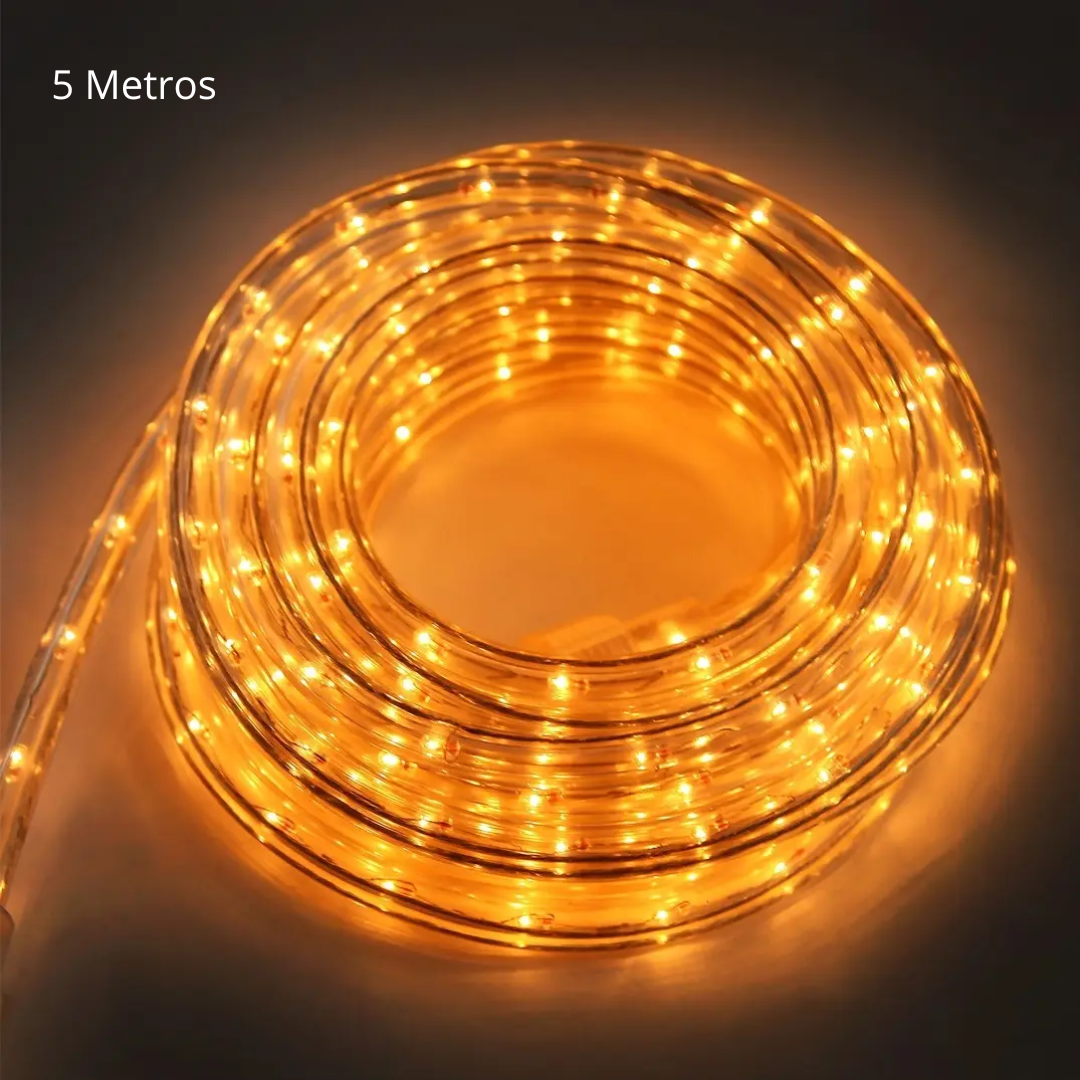 LUZ MANGUERA LED NAVIDAD 5M CALIDAS NV14