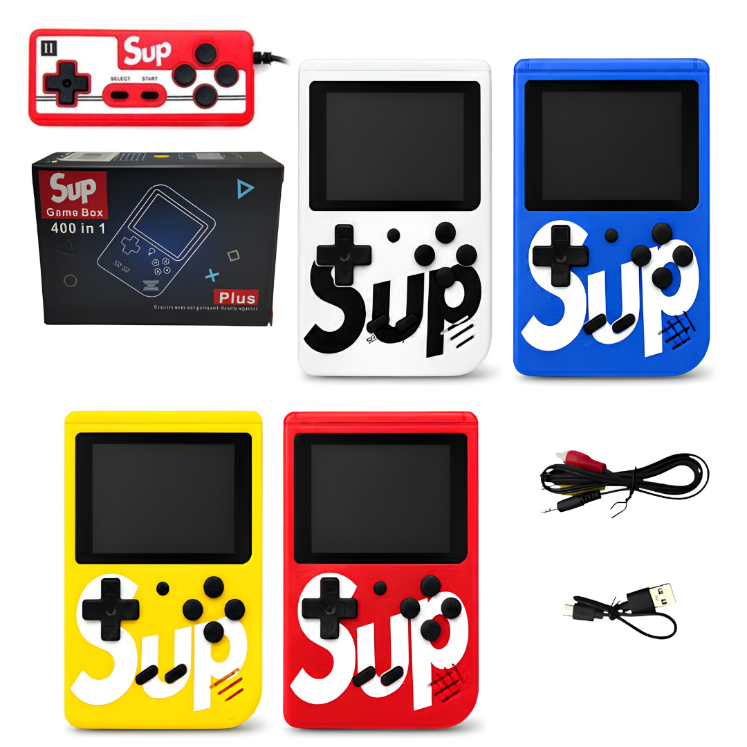 CONSOLA DE JUEGOS RETRO SUP 400 CON JOYSTICK