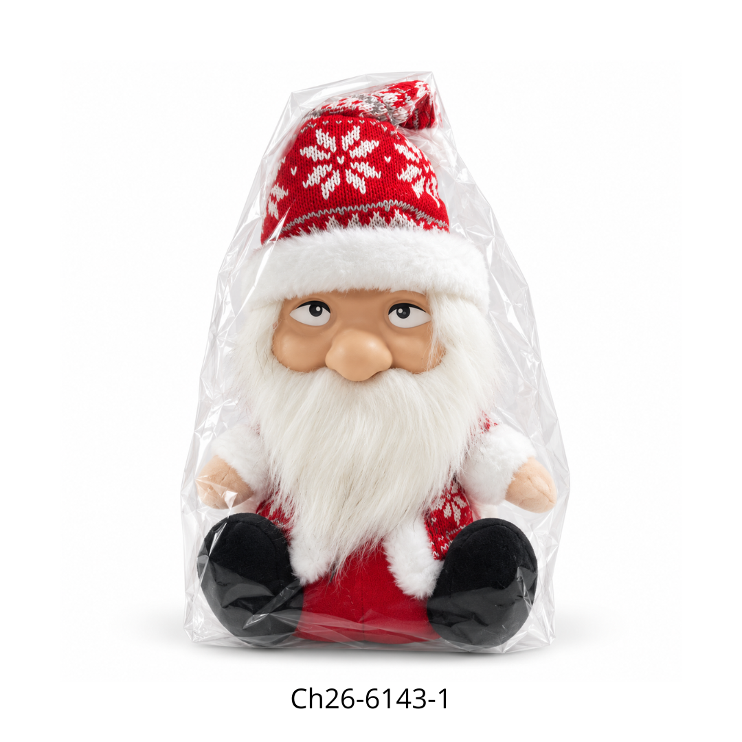 PAPA NOEL CON MOVIMIENTO 25CM CH26-6143-1