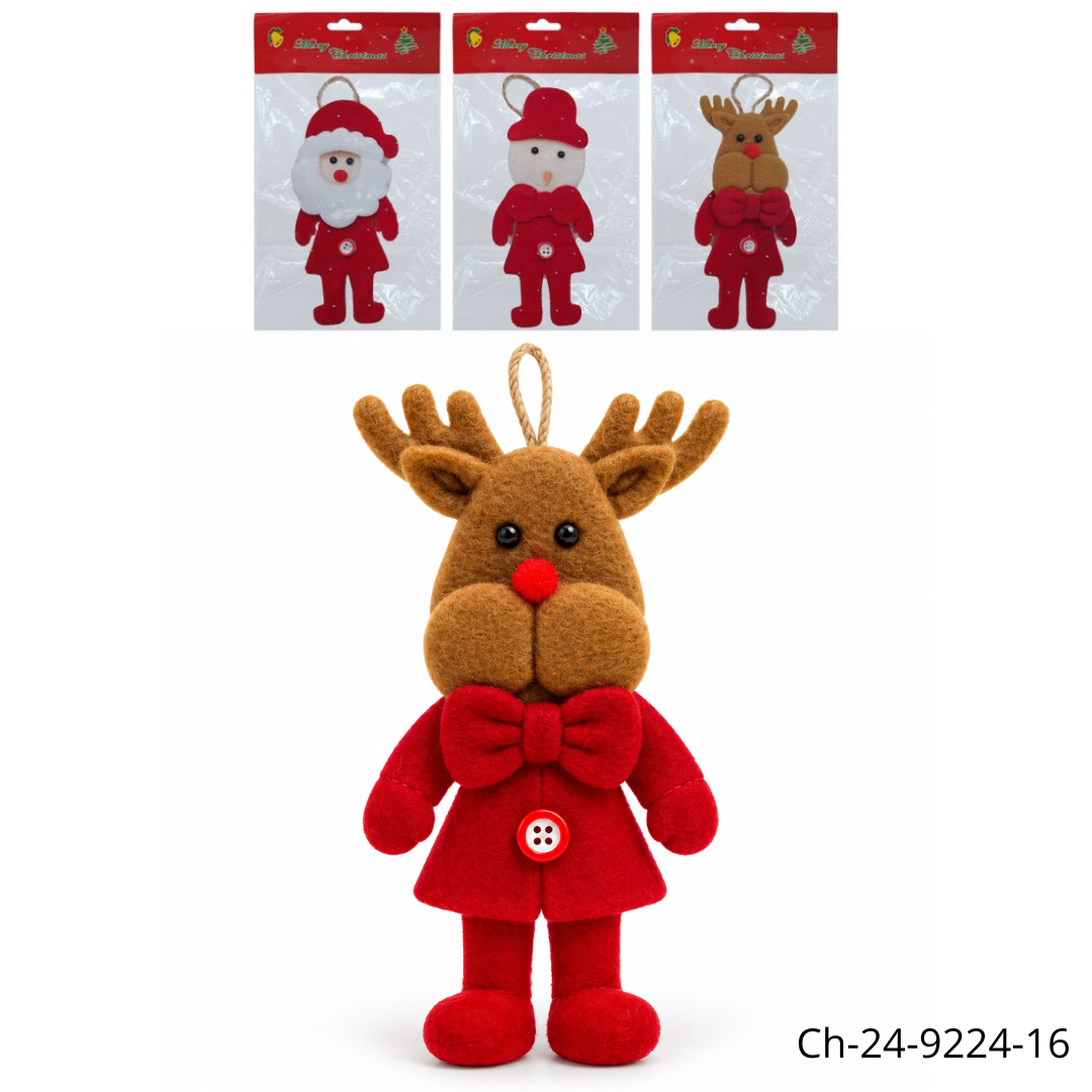 MUÑECO DE TELA PARA COLGAR CH24-9224-16