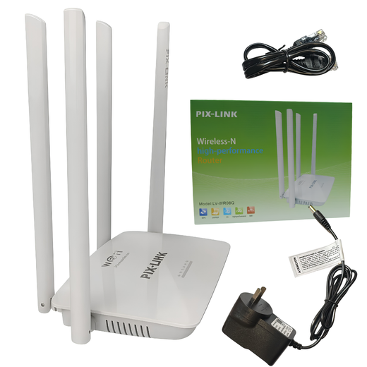 ROUTER 4 ANTENAS PIX LINK LV-WR08Q
