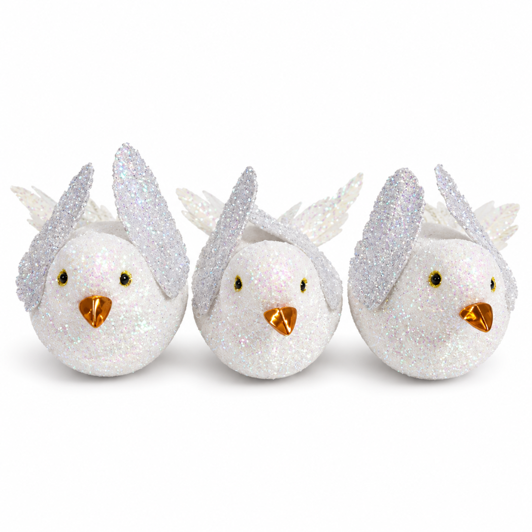 SET de 3 PALOMAS BLANCAS CH24-9224-2