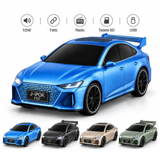 PARLANTE FORMA AUTO 10W TWS J-IPOK 5W P337/P338T