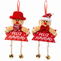 MUÑECO COLGANTE DE GALLETA JENGIBRE CH26-9224-8