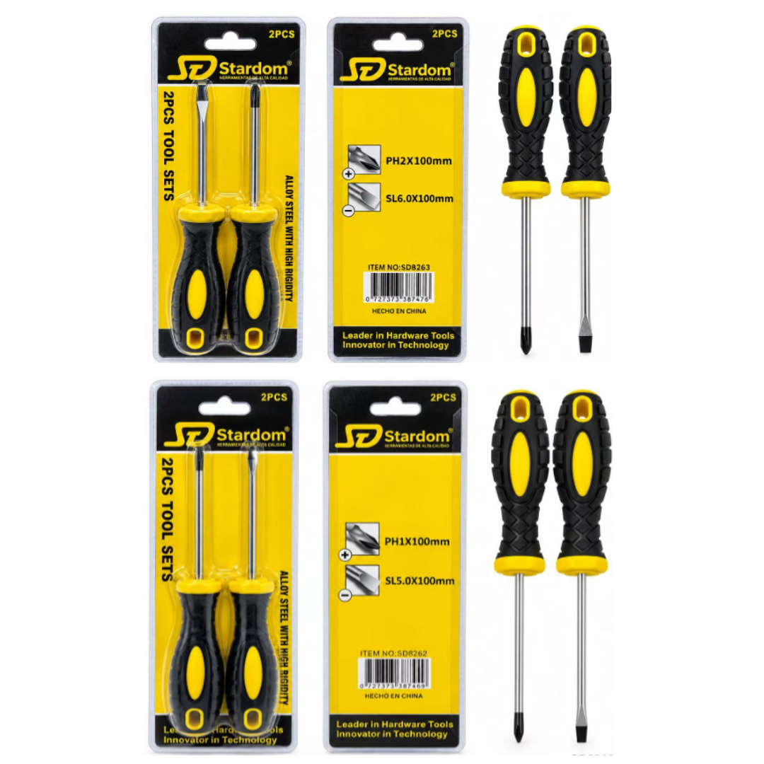 SET DESTORNILLADOR 2PCS STARDOM SD8262/8263
