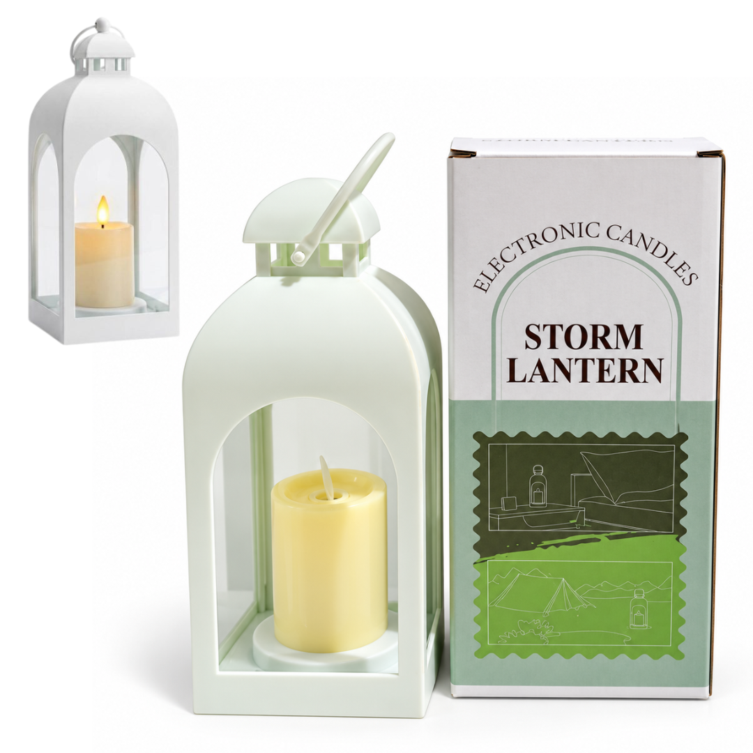 FAROL CON VELA A PILAS STROM LANTERN SURT CH26-6930-6