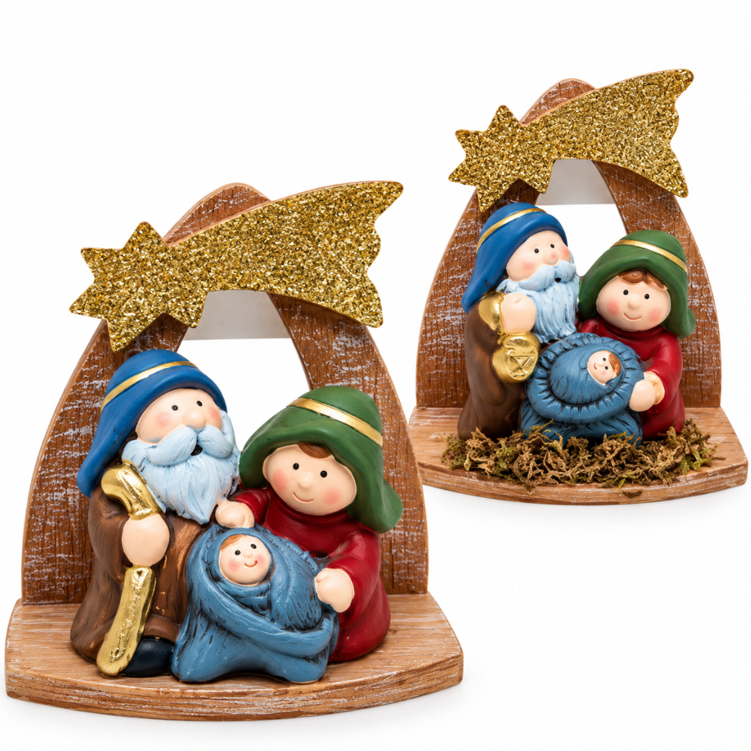 PESEBRE CHICO FIGURAS 12×11,5×6,5xcm CH25-6915-9