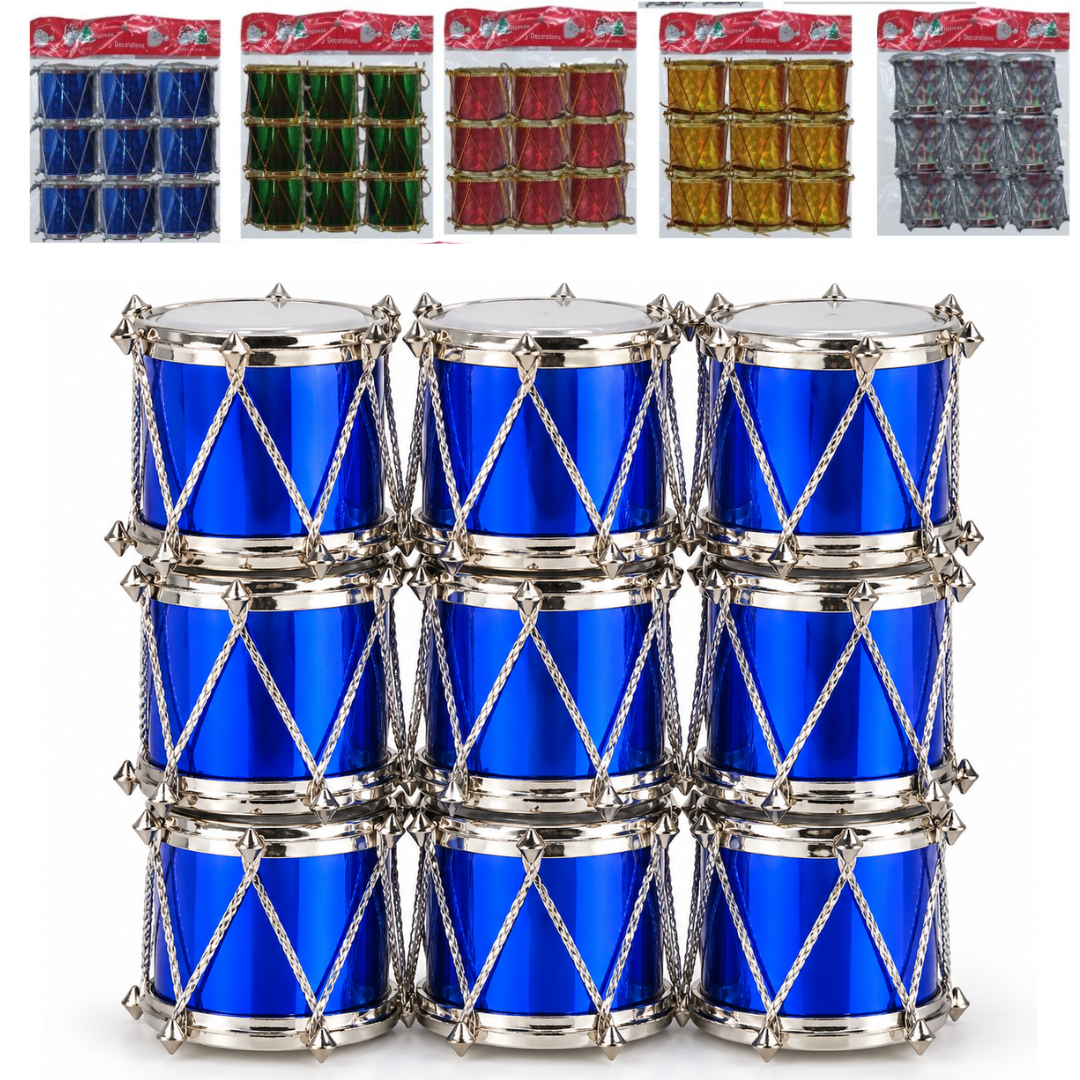 SET de 9 TAMBRES minis 2,5CM COLORES VARIOS CH24-9224-4