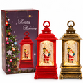 FAROL NAVIDEÑO de PAPA NOEL Y NIEVE CH26-6017-11