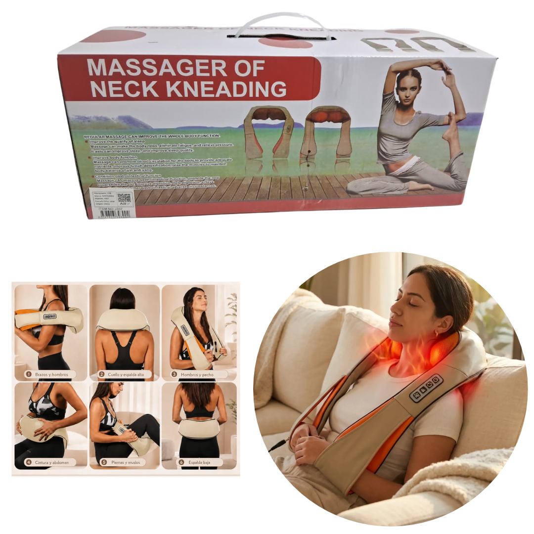 MASAJEADOR MASSAGER OF NECK KNEADING J007