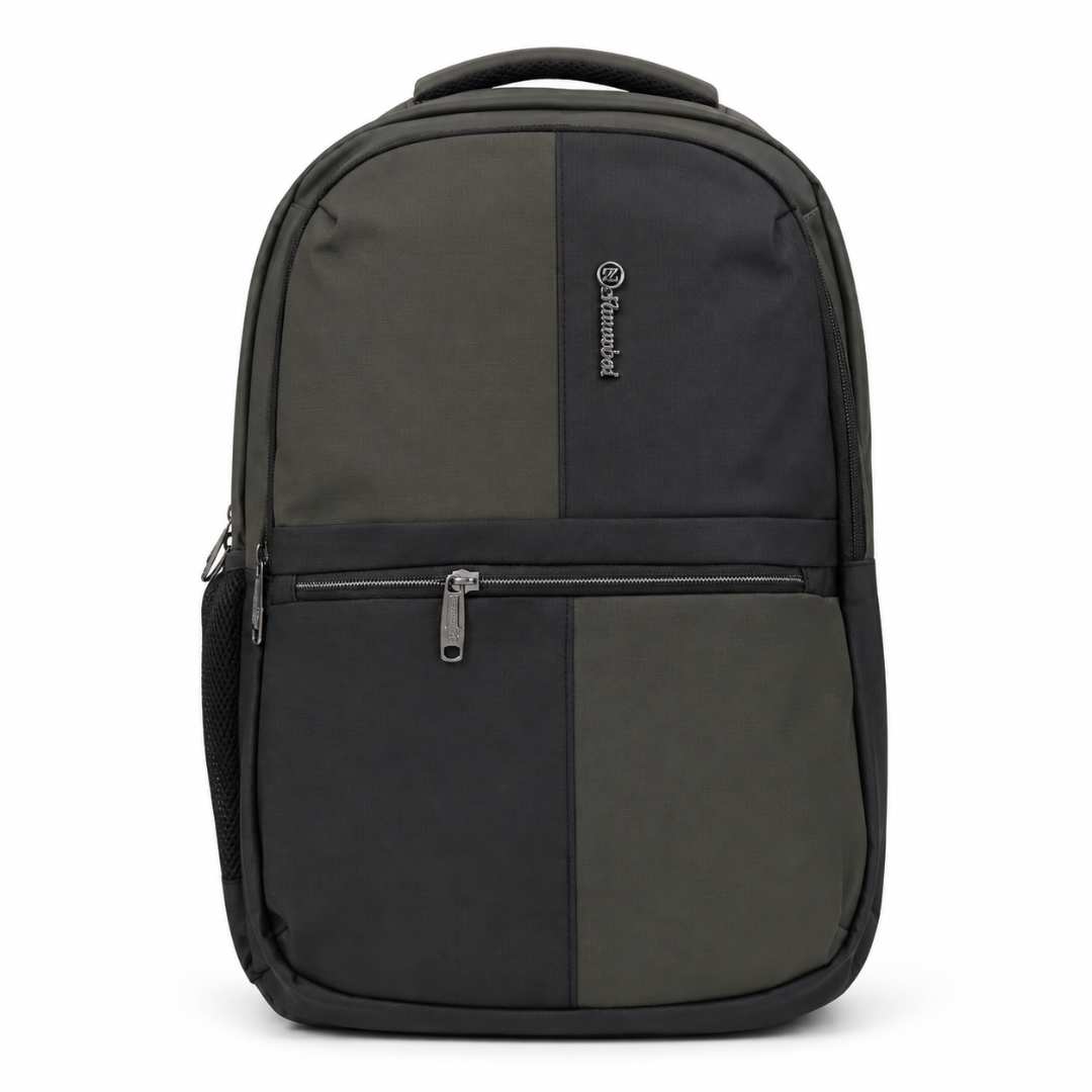 Mochila Shuerbei Negra y Verde 3113