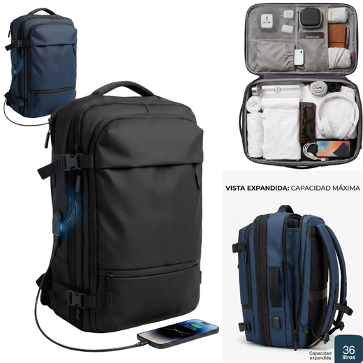 MOCHILA CARRY ON EXPANSIBLE RONGCHANG DE 36 L