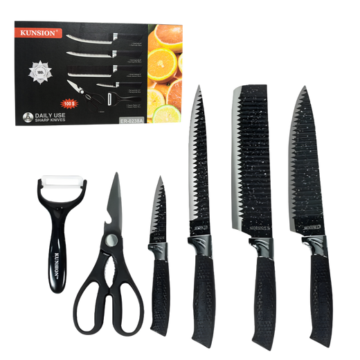 SET DE 6 CUCHILLOS KUNSION