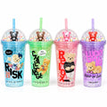 VASO INFANTIL CON SORBETE Y PELOTITAS EN TAPA P529