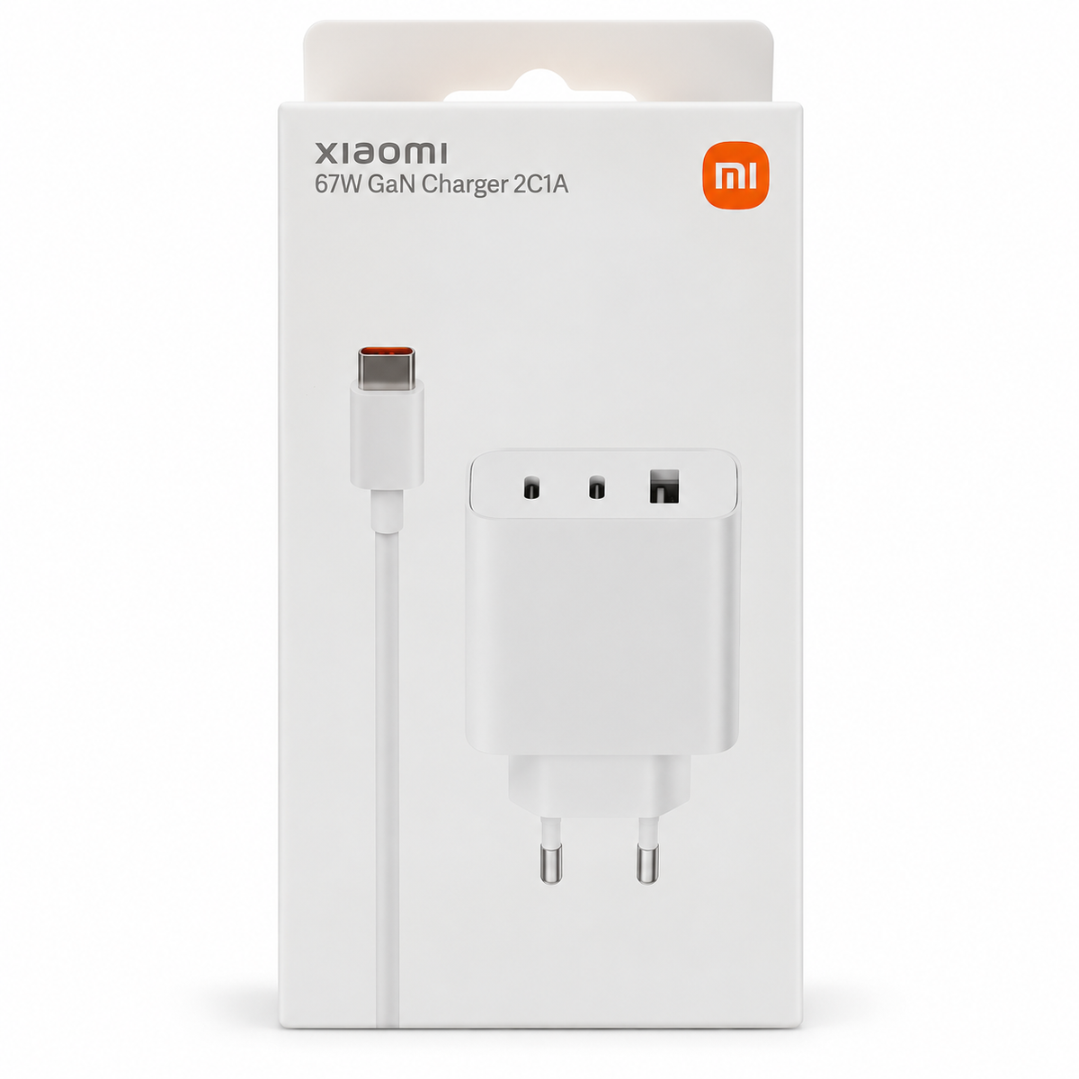 CARGADOR RÁPIDO CON CABLE XIAOMI 67W CABLE TC