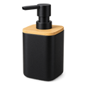 DISPENSER DE JABON CON TAPA DE BAMBU