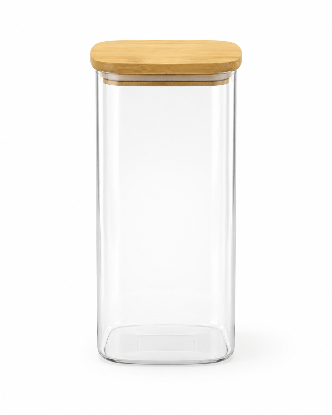 FRASCO DE VIDRIO PARA PASTAS CON TAPA DE BAMBU