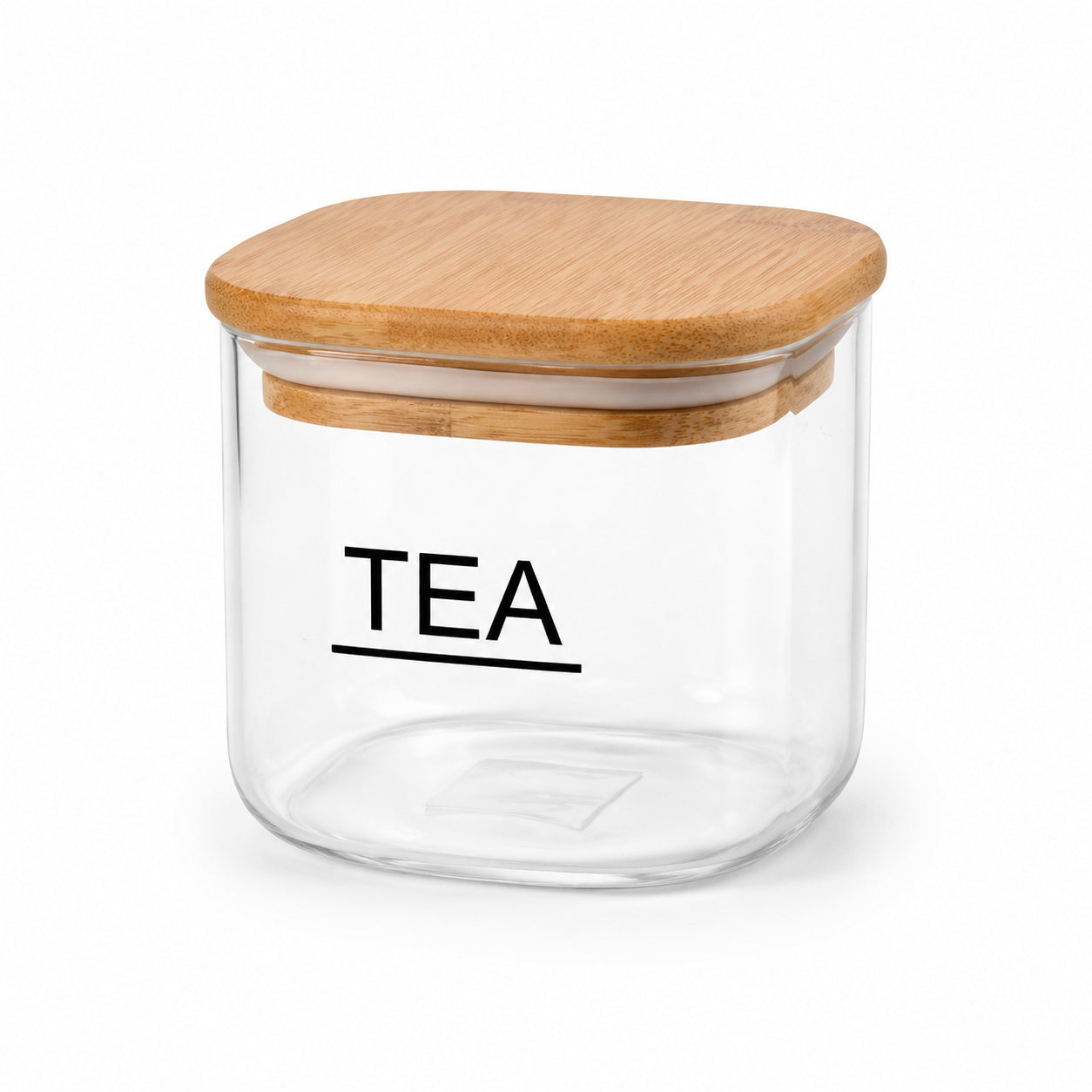 FRASCO PARA Té CON TAPA DE BAMBú