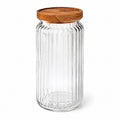 FRASCO DE VIDRIO ACANALADO 1700 ML