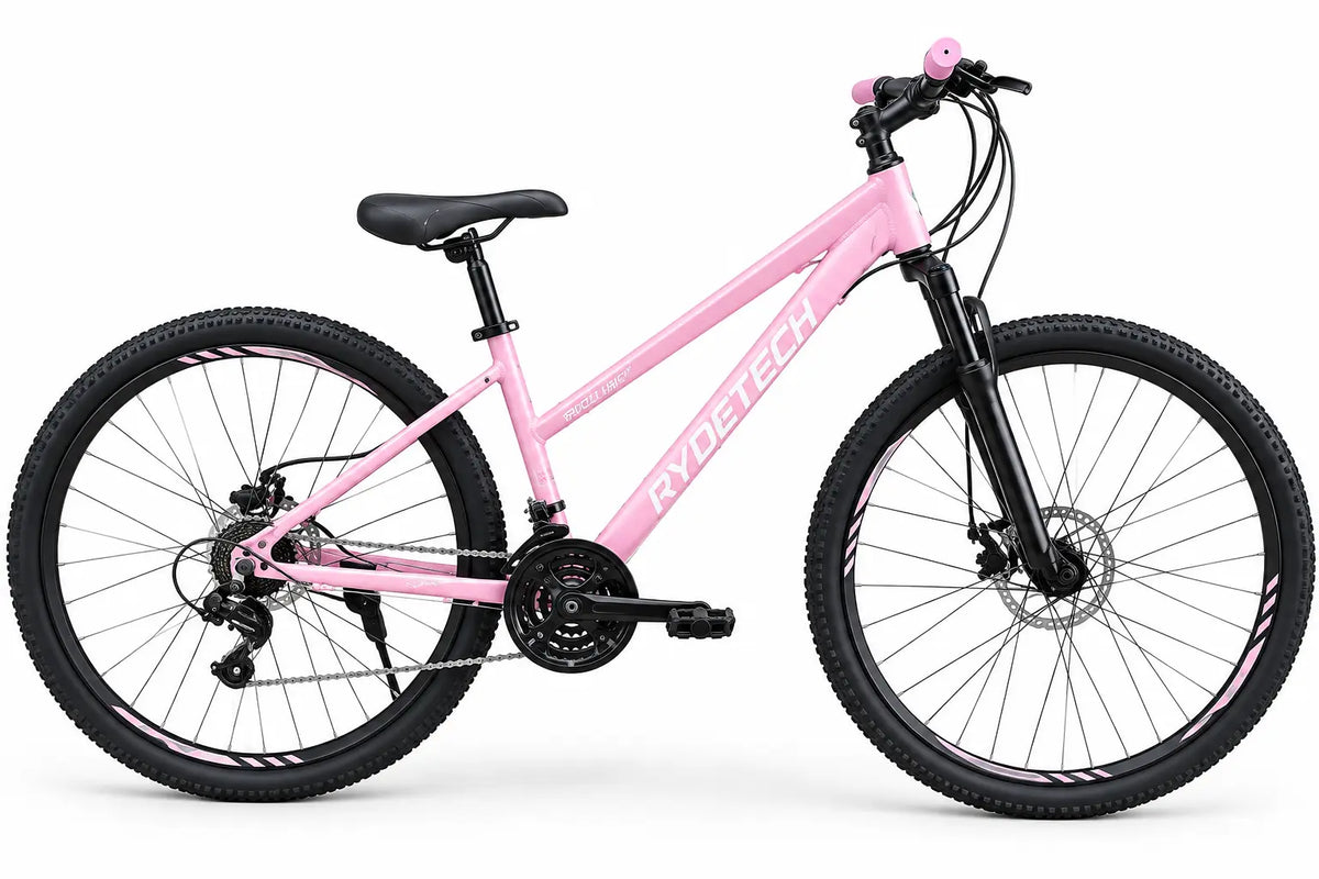 BICICLETA RYDETECH 500 VERSION LADY ACERO RODADO 29 TALLE M - ROSA/GRIS S/D
