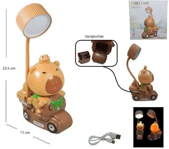 LAMPARA LED - CAPIBARA AUTITO 83062