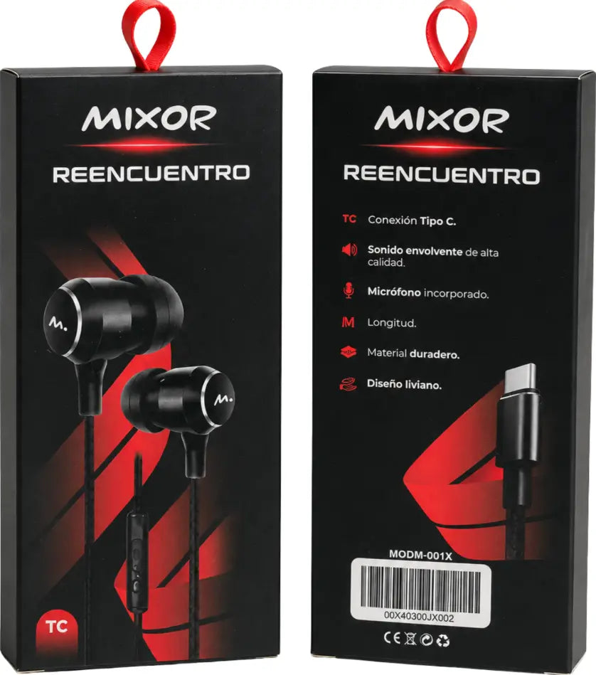 AURICULAR IN EAR TIPO C REENCUENTRO MIXOR