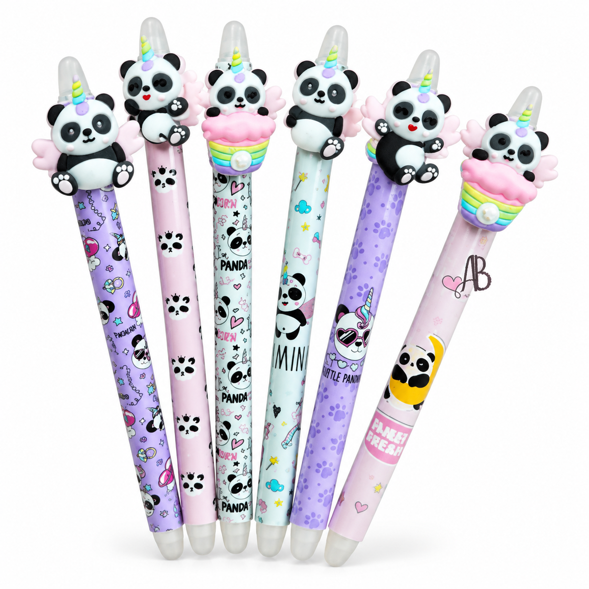 SET DE LAPICERAS BORRABLES PANDA Y KOALA X6 BORRABLE BA-36131