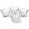 SET DE 4 COMPOTERAS DE VIDRIO