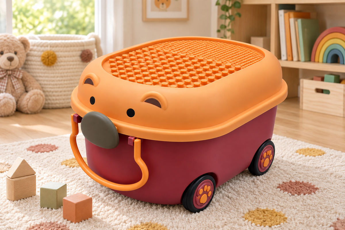 ORGANIZADOR INFANTIL CON RUEDAS 26 L — imagen ambientada. Decoración no incluida.