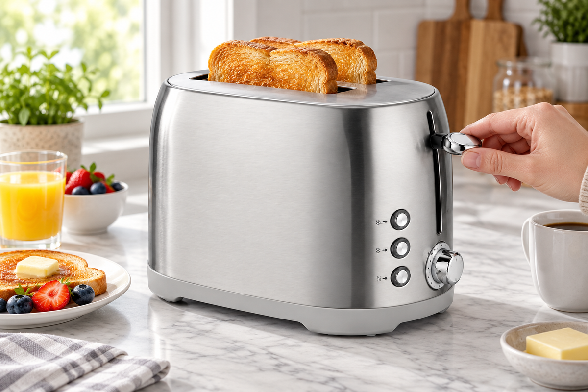 TOSTADORA DAIHATSU BREZEL 800 W — imagen ambientada. Decoración no incluida.
